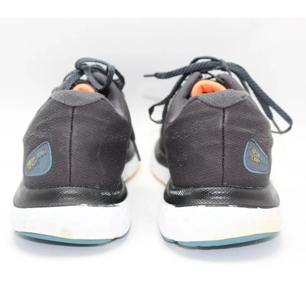 New Balance Fresh Foam 680v7 Mens Running Shoes Black Orange M680CK7 Size 10 4E